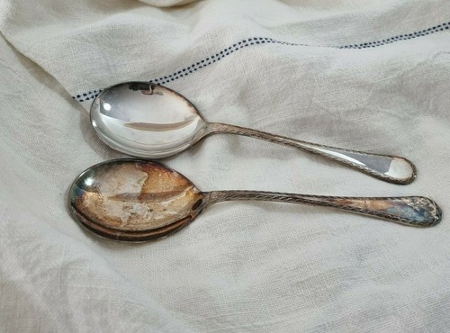 Antique serving spoons - antique,