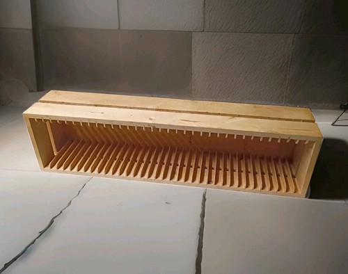 Vintage wooden display - wooden,