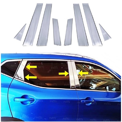 Chrome door pillar trim pcs - 8,