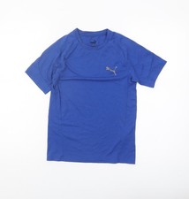 Puma Boys Blue T-Shirt, 11-12