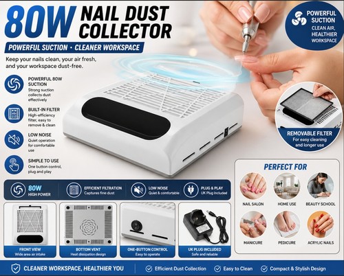 80w nail dust - 80w, collector