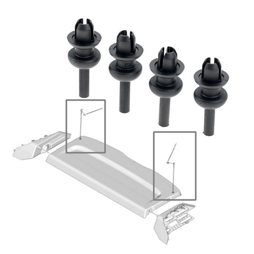 4pcs parcel shelf clips for - shelf,