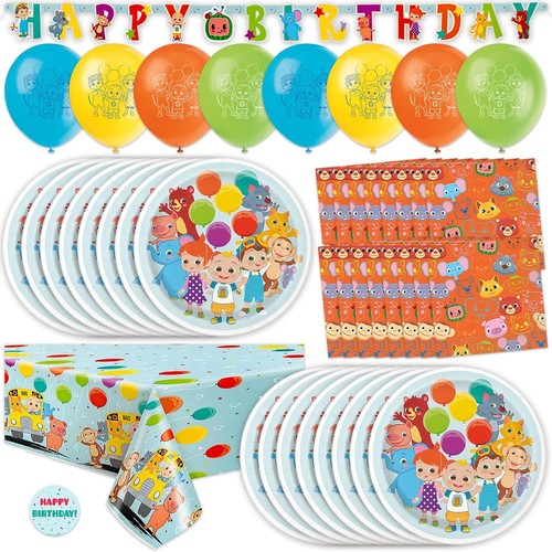 Cocomelon disposable birthday - cocomelon,