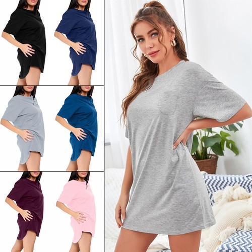 Women plain cotton night - women's,