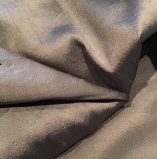 100% SILK SMOOTH WASHED DUPION MUSHROOM REMNANT 48 CMS. X 81 CMS. ONE ONLY!