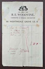 R. E. Woodvine, Carpenter, 106