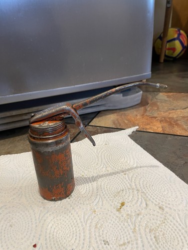 Old wesco oil can - old,