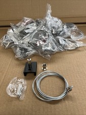 10x Ceiling Light Hanging Line 2m Suspension Cables Adjustable Wire with Bracket