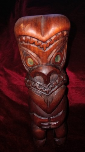 Vintage carved wooden new - vintage,
