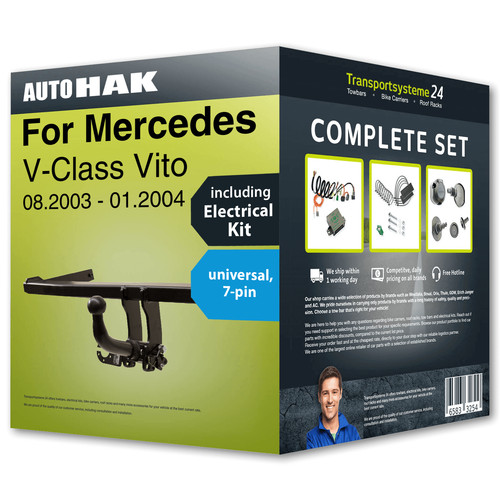 Towbar detachable for mercedes - towbar,