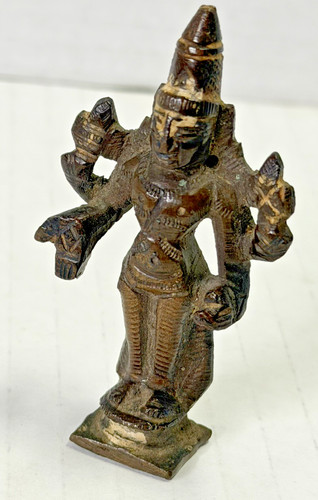 Vintage lord vishnu brass - vintage,