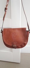 Massimo Dutti Tan Leather Shoulder/Crossbody  Bag