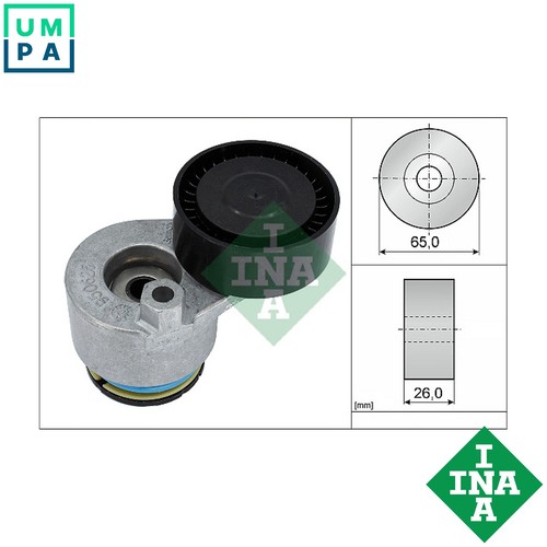 Tensioner lever vribbed - tensioner,