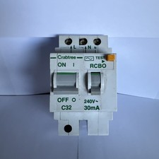 Crabtree Polestar RCBO 32amp