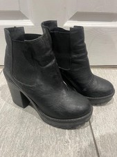 Ladies Chunky Black Boots