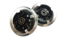 2X MINI MICRO SCOOTER FRONT LED FLASH WHEELS FLASHING LIGHTS 608 2RS BEARINGS