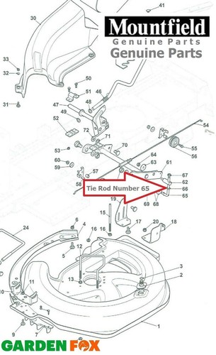Genuine mountfield rider - rider, r27h