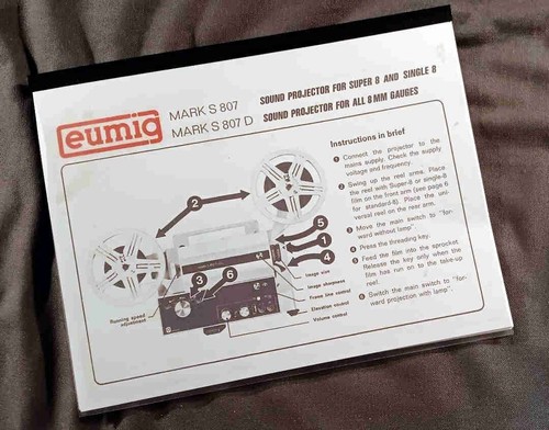 Eumig mark 807 807d sound - eumig, s
