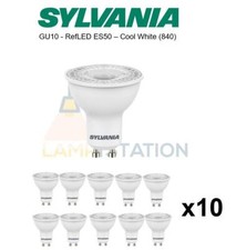 PACK OF 10 SYLVANIA GU10 5W