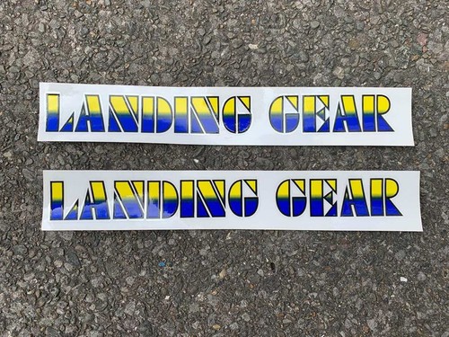 Racing landing gear die - gear, die-cut