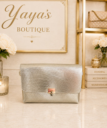 Primark metallic gold faux - primark,