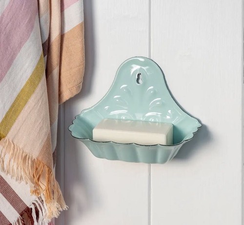 Vintage style enamel wall - style,