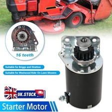 Lawn Mower Starter Motor 12V 16 Teeth For Briggs Stratton 393499 112563 499529 ~