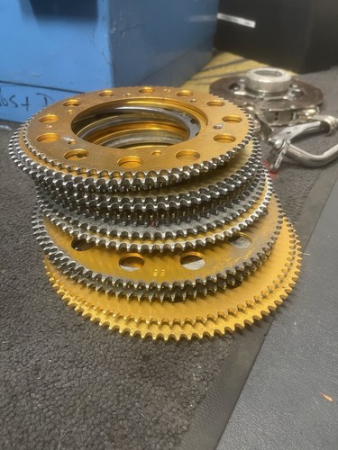 Set kart sprockets for - of,