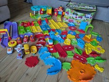 VTech Toot Toot Drivers Track & x 8 Vehicles, Train, Garage Bundle + Storage Box