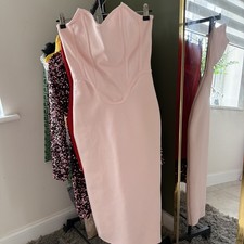 Bandage Pink Dress Women's