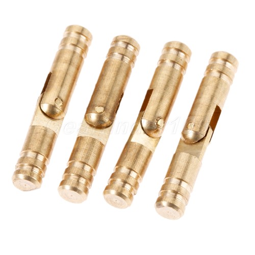 Brass barrel invisible hinge - brass,