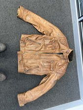 Belstaff Brooklands Motorcycle Jacket Hand Waxed Leather Blackbrown