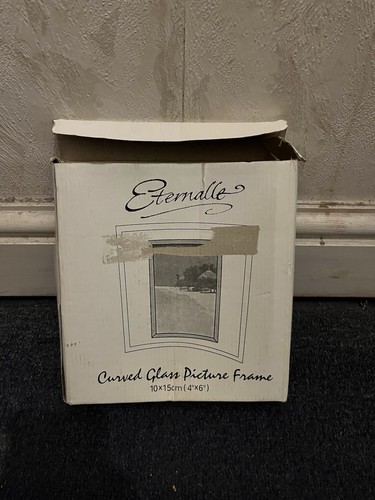 Curved glass photo frame - glass,