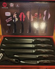 Swiss 6pc Black Metal Ceramic
