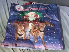 Christmas Reusable Bag  Raymond Briggs Father Christmas Shopping Tote BAG NEW