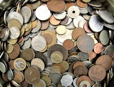 25-1000  UNSORTED FOREIGN WORLD COINS BULK BUY CHOOSE YOUR AMOUNT FREE UK POST
