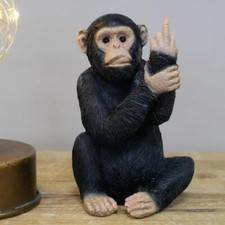 Monkey Cheeky Ornament Animal