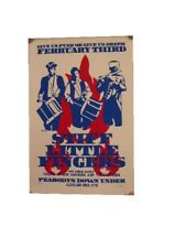 Stiff Little Fingers Poster Silkscreen The