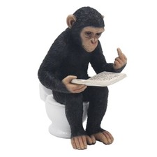 Cheeky monkey reading the - monkey,