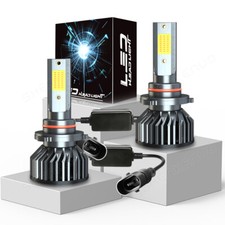 For Jaguar F Pace  2015-2023 9012 LED Headlight Bulbs 6000K- Super Bright Pair