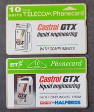 Bt Phonecards  G T X   Castrol