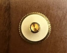 Dunhill Lighter Original Part - Unique Gold Plated Dust Cap 11.9mm In Size