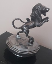 Lion rampant chrome plated - lion, car