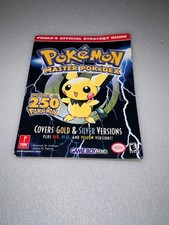 PRIMA'S OFFICIAL POKEMON MASTER POKEDEX Gold/Silver gc used rare Nintendo prima