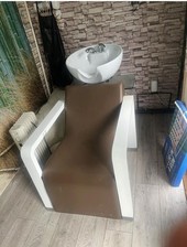 Brown Hairdressing Salon Sink Basin Hair Wash Shampoo Sink Backwash