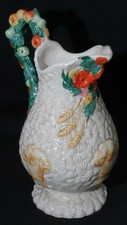 Antique Vintage Clarice Cliff Newport Pottery Large Celtic Harvest Jug Pitcher