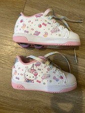 Heelys Wheeled Shoes Wheelies Hello Kitty Girls Size 11 Excellent Condition