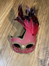 Venetian Feather Mask Gothic Halloween Party Masked Ball Carnival Prom