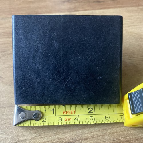 Static caravan black plastic - black,