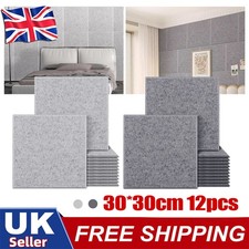 12x Acoustic Wall Panel Tiles
